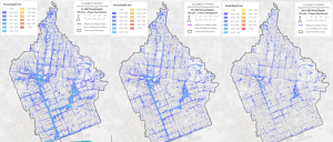 Elizabeth Street Catchment blockage likelihood simulations 